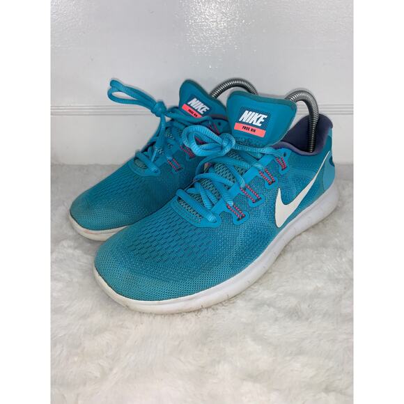 Nike Free RN Women’s Running Shoes Light Blue Size 8 - Picture 1 of 8
